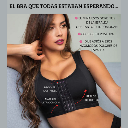 El brasier que corrige tu postura y resalta tu figura🔥